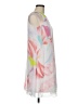 Calvin Klein 100% Polyester Graphic White Cocktail Dress Size 8 - photo 4