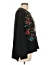 Love By Design 100% Acrylic Floral Black Pullover Sweater Size L - photo 4