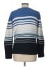 Casual Corner 100% Cotton Stripes Blue Pullover Sweater Size L - photo 2