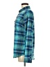 Eddie Bauer Plaid Teal Long Sleeve Blouse Size M (tall) - photo 5