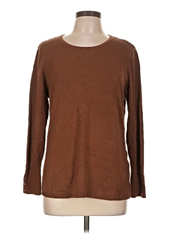 JM Collection Pullover Sweater (view 1)