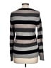 PREMISE Stripes Gray Pullover Sweater Size L - photo 2