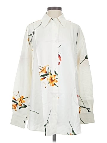 LILYSILK Long Sleeve Silk Top (view 1)