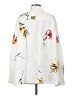 LILYSILK 100% Silk Floral Ivory Long Sleeve Silk Top Size S - photo 2