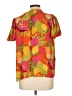 Rose + Olive 100% Polyester Orange Short Sleeve Blouse Size L - photo 2