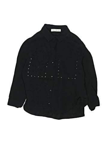 Zara Long Sleeve Button-Down Shirt (view 1)