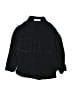 Zara Solid Black Long Sleeve Button-Down Shirt Size 9 - photo 1
