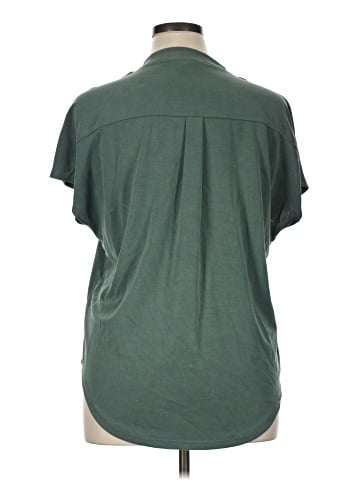 Cable & Gauge Short Sleeve Blouse (view 2)