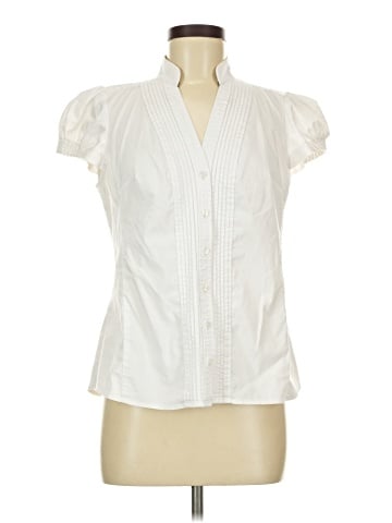 Express Design Studio Short Sleeve Blouse (view 1)