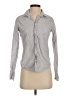 Frank & Eileen 100% Cotton Houndstooth Gray Long Sleeve Button-Down Shirt Size XS - photo 1