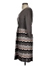 Spense Chevron-herringbone Gray Casual Dress Size S - photo 5
