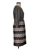 Spense Chevron-herringbone Gray Casual Dress Size S - photo 4
