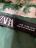 Zara 100% Polyester Plaid Green Faux Fur Jacket Size XS - photo 6