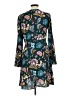 Ann Taylor LOFT 100% Polyester Paisley Teal Casual Dress Size 6 - photo 2