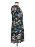 Ann Taylor LOFT 100% Polyester Paisley Teal Casual Dress Size 6 - photo 4