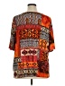 Susan Graver Orange Short Sleeve Blouse Size 1X - photo 2