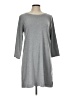 Gap Outlet Solid Gray Casual Dress Size L - photo 1