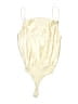 Lulus 100% Polyester Ivory Bodysuit Size L - photo 1