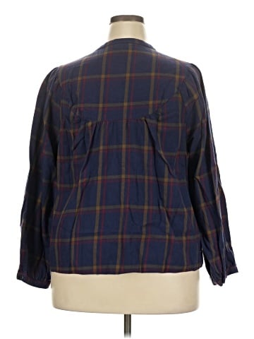 Madewell 3/4 Sleeve Button-Down Shirt (view 2)