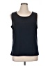 Christopher & Banks Blue Sleeveless T-Shirt Size XL - photo 1