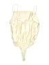 Lulus 100% Polyester Ivory Bodysuit Size L - photo 2