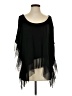 BCBGMAXAZRIA Black 3/4 Sleeve Blouse Size XS - photo 1