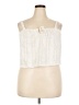 Old Navy 100% Cotton Ivory Sleeveless Blouse Size XL (tall) - photo 1