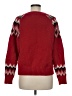 Lucky Brand Argyle Red Pullover Sweater Size M - photo 2