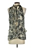 Arden B. 100% Polyester Gray Sleeveless Blouse Size S - photo 2