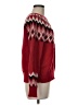 Lucky Brand Argyle Red Pullover Sweater Size M - photo 4