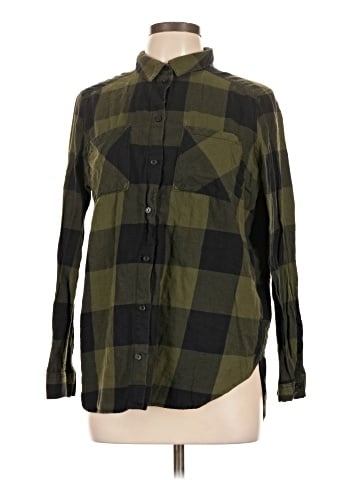 Divided by H&M Long Sleeve Button-Down Shirt (view 1)