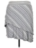 Athleta Stripes Gray Casual Skirt Size XL (tall) - photo 1