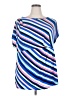 Lane Bryant Blue Short Sleeve T-Shirt Size 22 (5) - photo 1