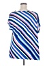 Lane Bryant Blue Short Sleeve T-Shirt Size 22 (5) - photo 2