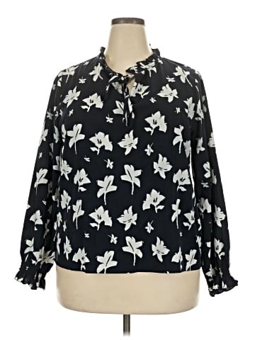 Monday Fun Long Sleeve Blouse (view 1)