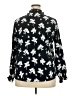 Monday Fun 100% Polyester Floral Black Long Sleeve Blouse Size XXL - photo 2