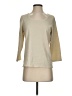 Laura Ashley Tan 3/4 Sleeve Top Size S - photo 1