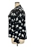Monday Fun 100% Polyester Floral Black Long Sleeve Blouse Size XXL - photo 5