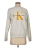 CALVIN KLEIN JEANS Silver Sweatshirt Size S - photo 1