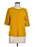 Ann Taylor Yellow Short Sleeve Top Size L (estimated) - photo 1