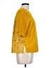 Ann Taylor Yellow Short Sleeve Top Size L (estimated) - photo 4
