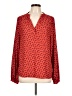Treasure & Bond 100% Polyester Red Long Sleeve Blouse Size L - photo 1