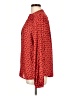 Treasure & Bond 100% Polyester Red Long Sleeve Blouse Size L - photo 5