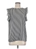 Saks Fifth Avenue 100% Polyester Silver Sleeveless Blouse Size M - photo 1