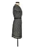 Max Studio Houndstooth Gray Casual Dress Size S - photo 4