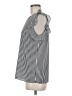 Saks Fifth Avenue 100% Polyester Silver Sleeveless Blouse Size M - photo 5