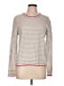 Nic + Zoe Stripes Gray Pullover Sweater Size L - photo 1