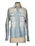 Koral Blue Long Sleeve Button-Down Shirt Size S - photo 1