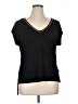 Jennifer Lopez Black Short Sleeve Top Size XL - photo 1
