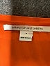 Diane von Furstenberg 100% Polyester Orange Long Sleeve Blouse Size 4 - photo 7